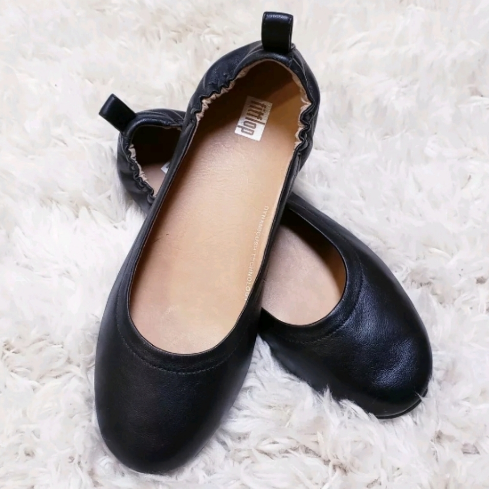 Fitflop ALLEGRO 7 Leather Ballet Flats Q74-001
